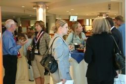 Delegates networking at a previous event 